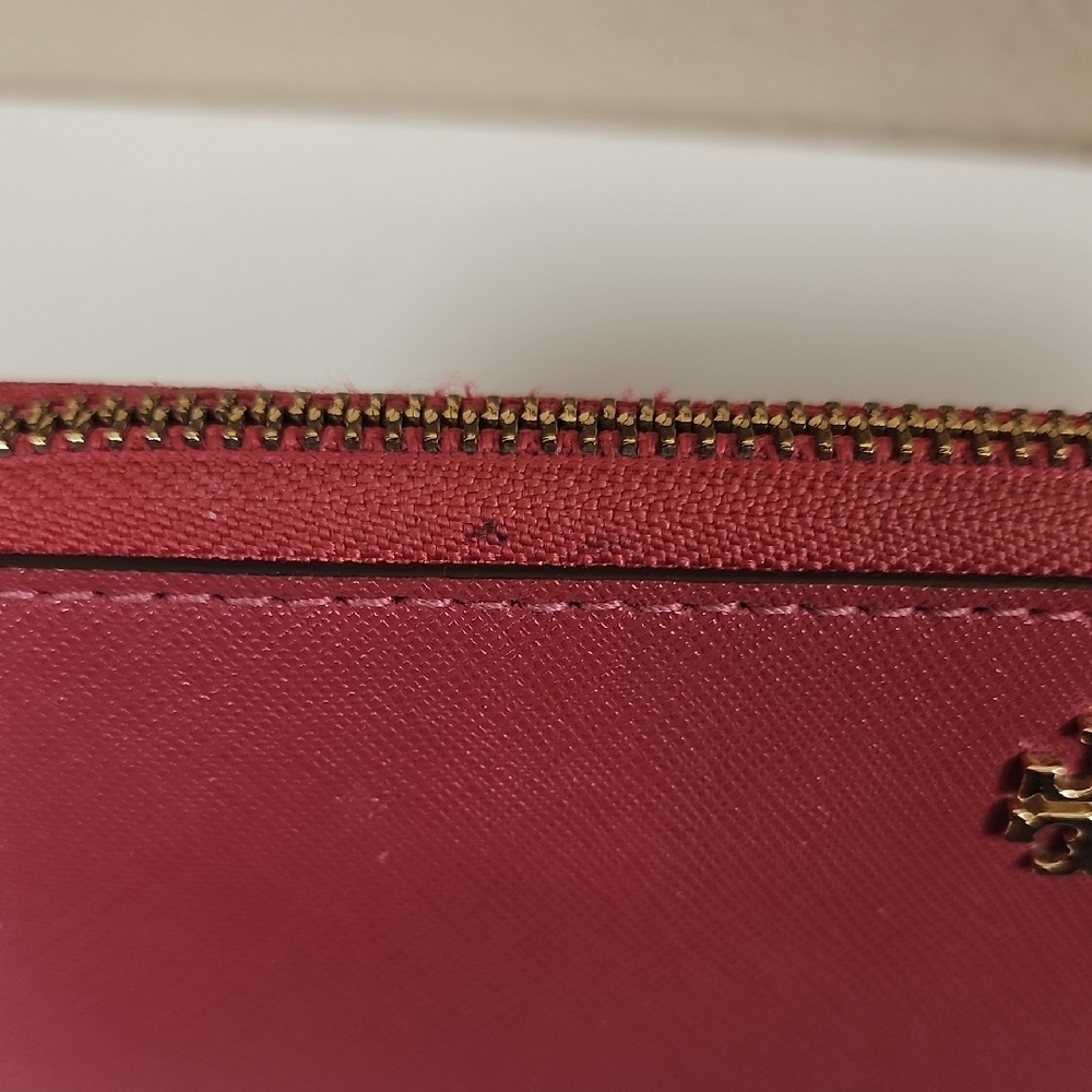 Tory Burch Rose Women's Zippy Wallet - Picture 8 of 10